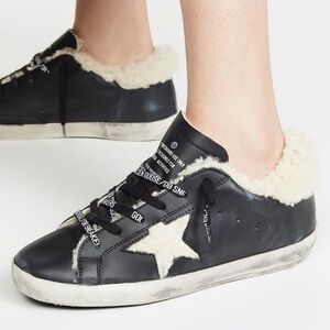 Golden Goose Superstar Shearling Sneakers